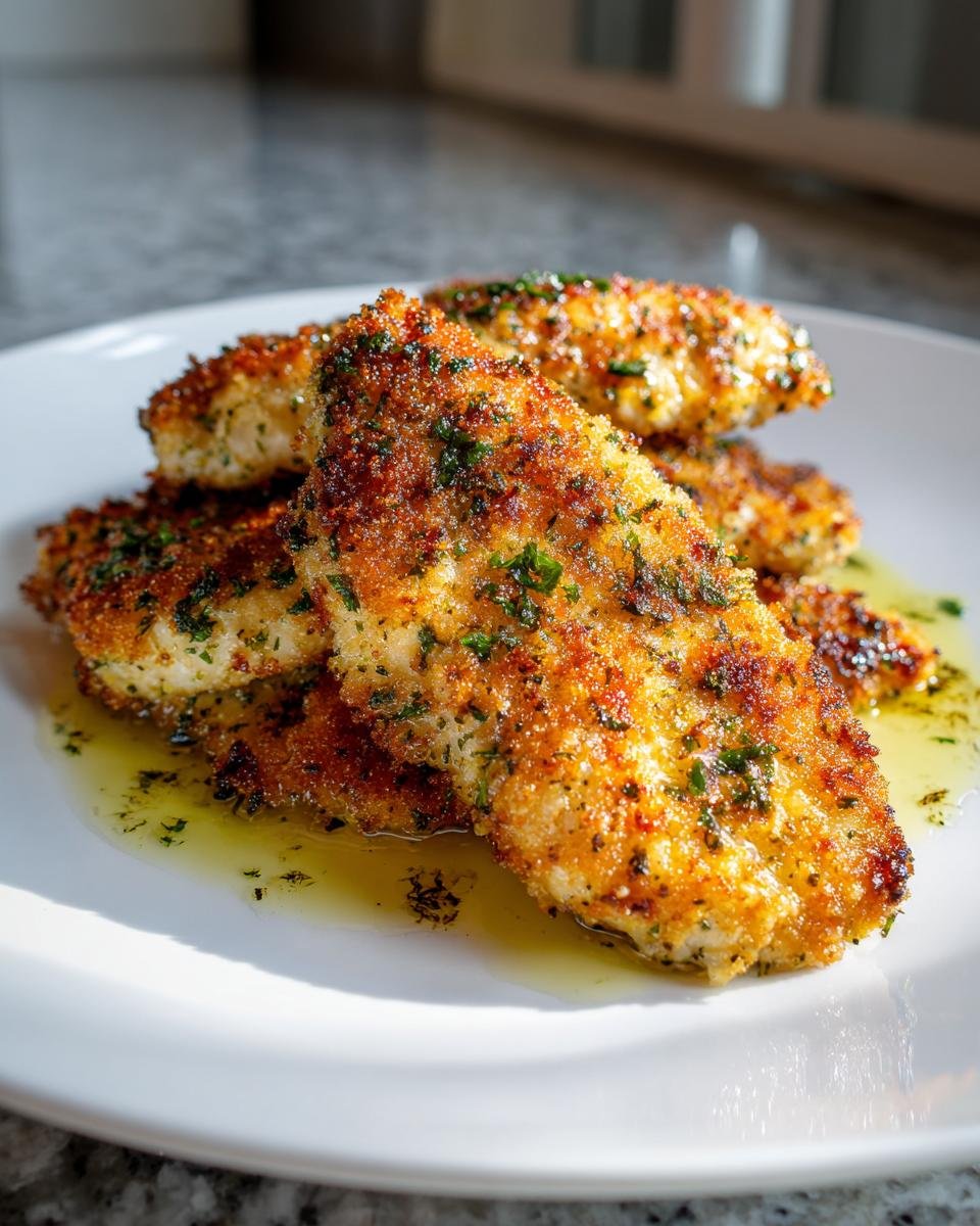 Gebakken kip met parmezaan - detail 1