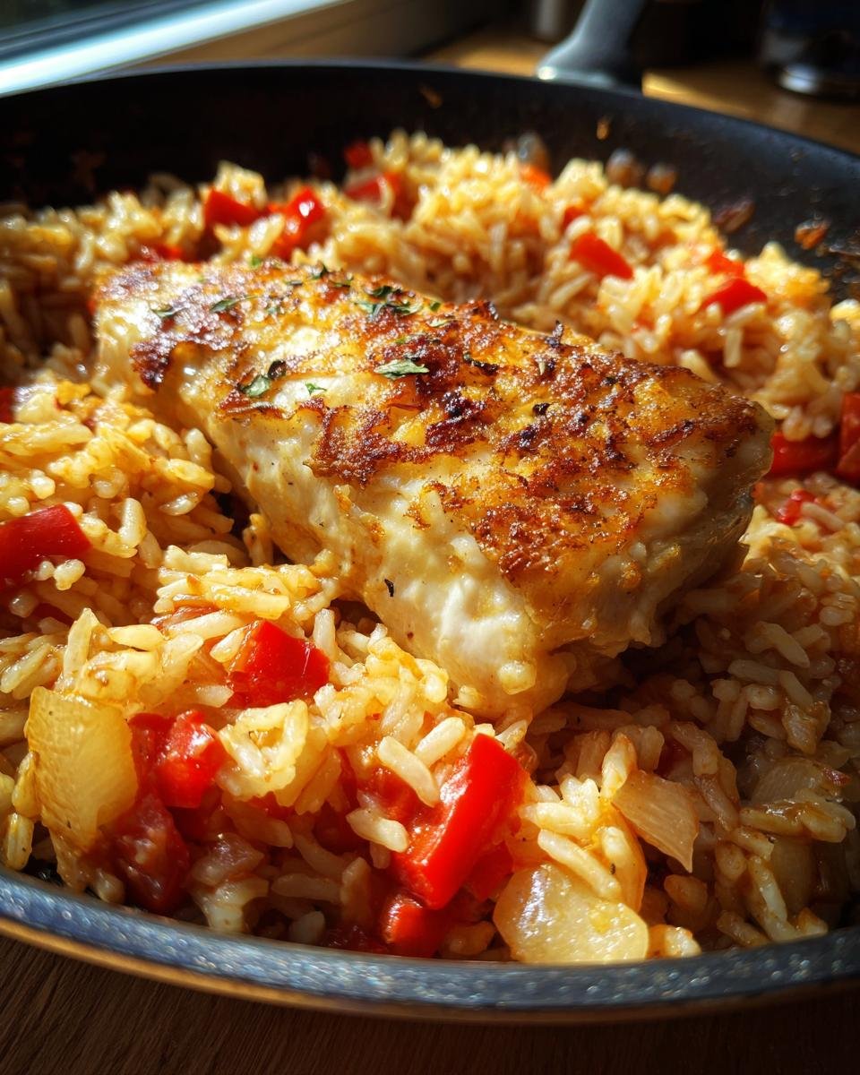 Gebakken kip met rijst
