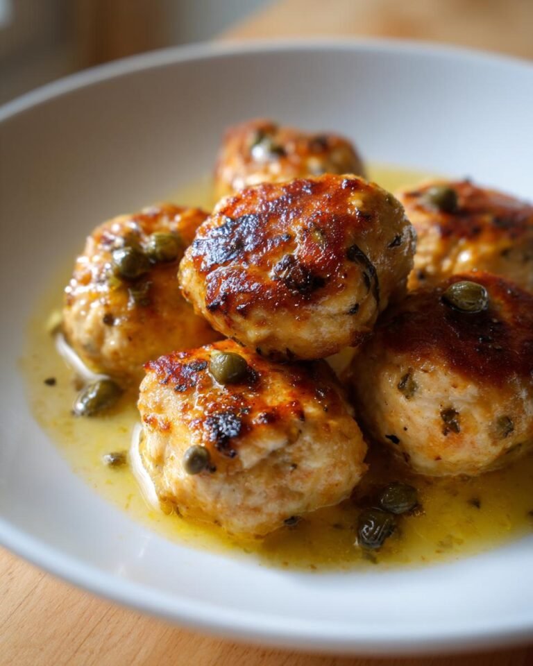 Kip piccata gehaktballetjes