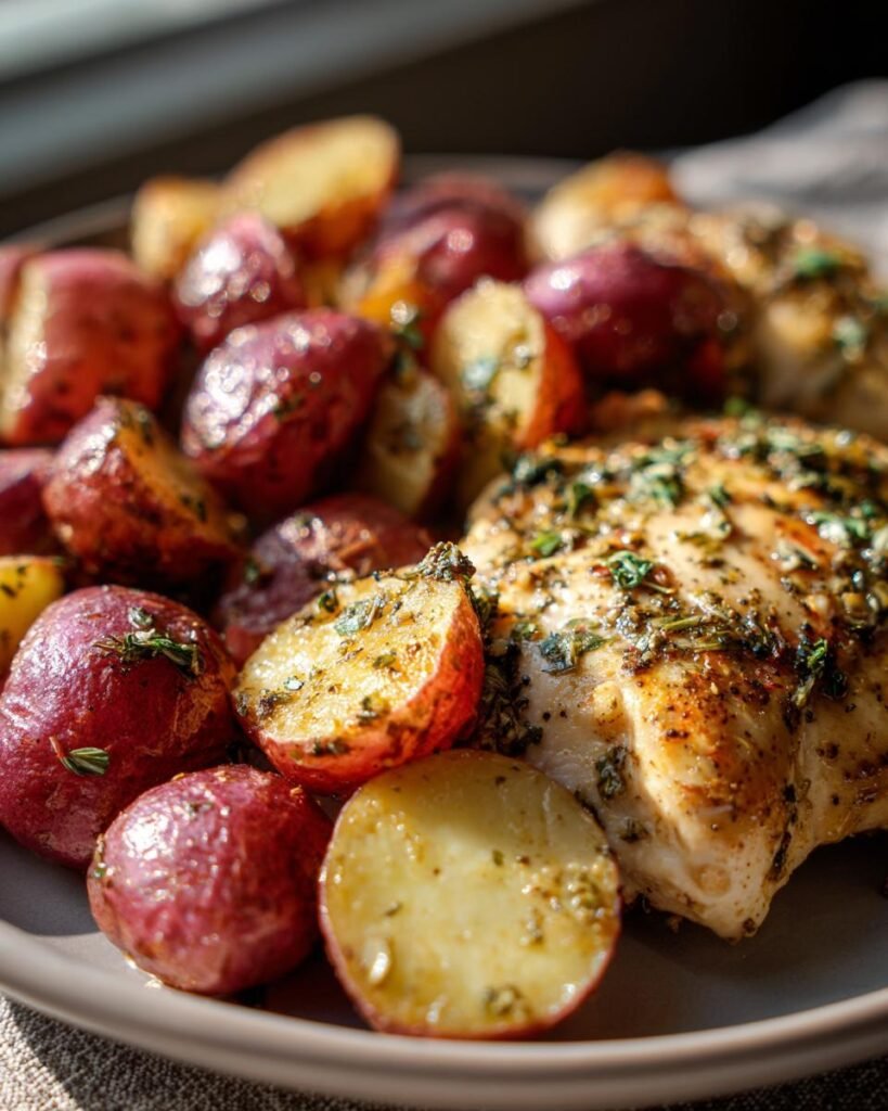 chicken and red potatoes crockpot