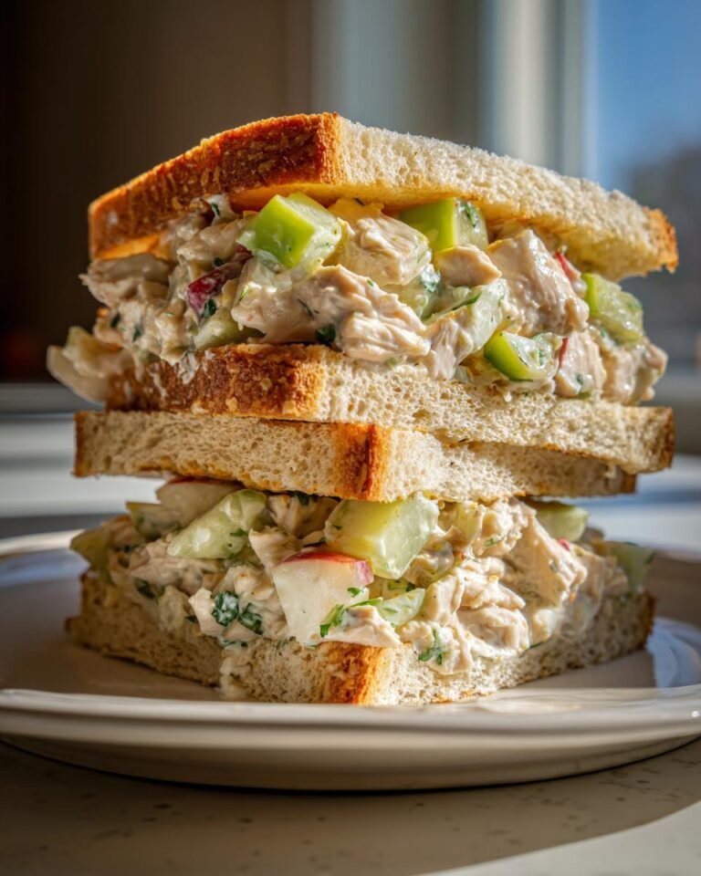 chicken apple salad sandwich
