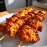 chicken on a stick fried