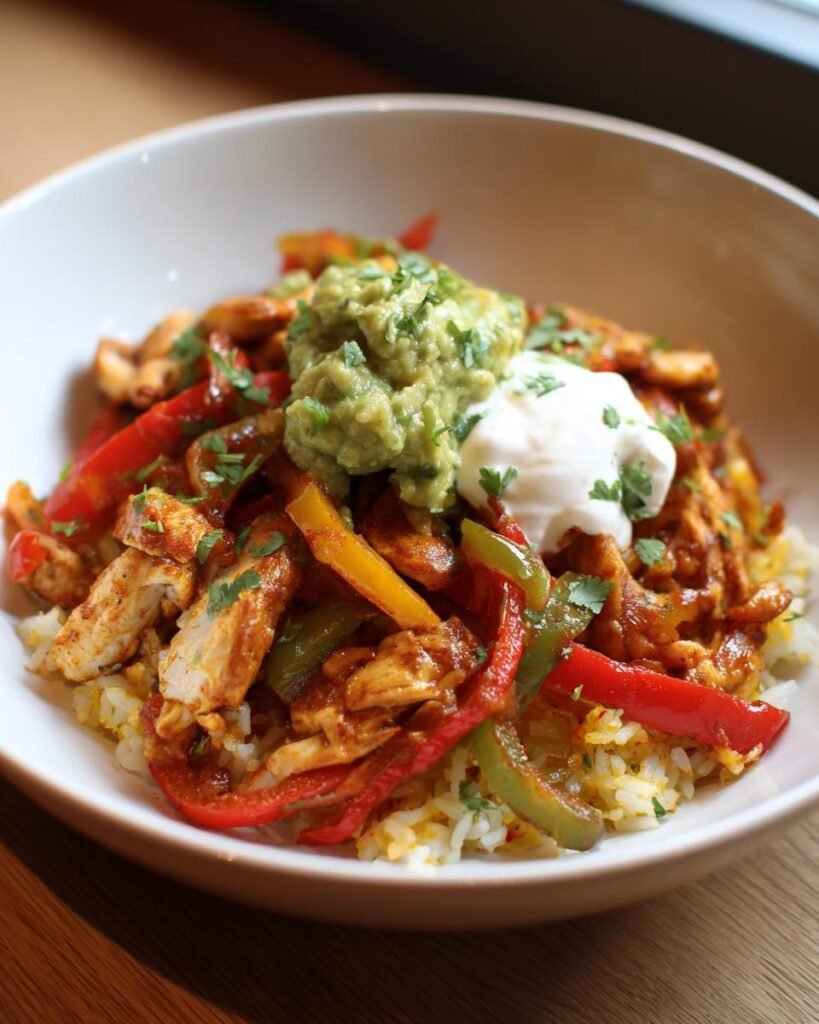 fajitas chicken bowl