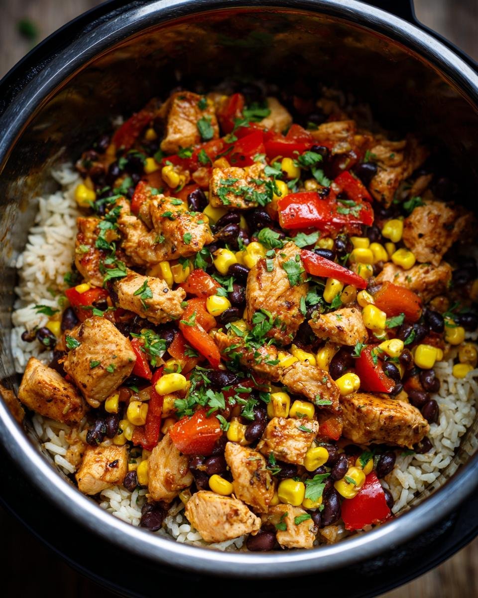 fiesta chicken instant pot - detail 1