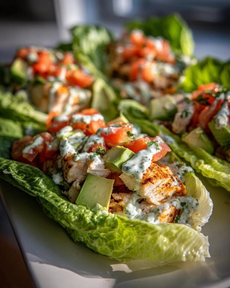 lettuce wrap chicken salad