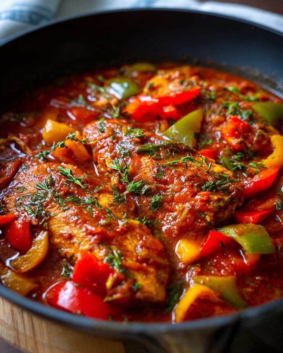 slow cooker hunters chicken - detail 1