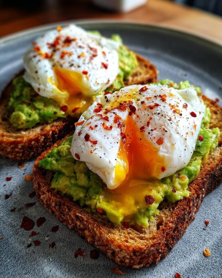 Avocado toast met gepocheerd ei