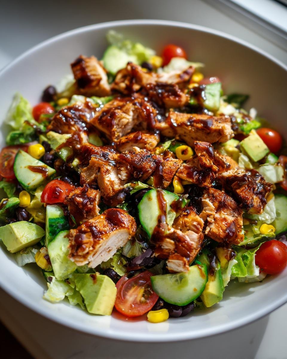 BBQ chicken chopped salad - detail 1