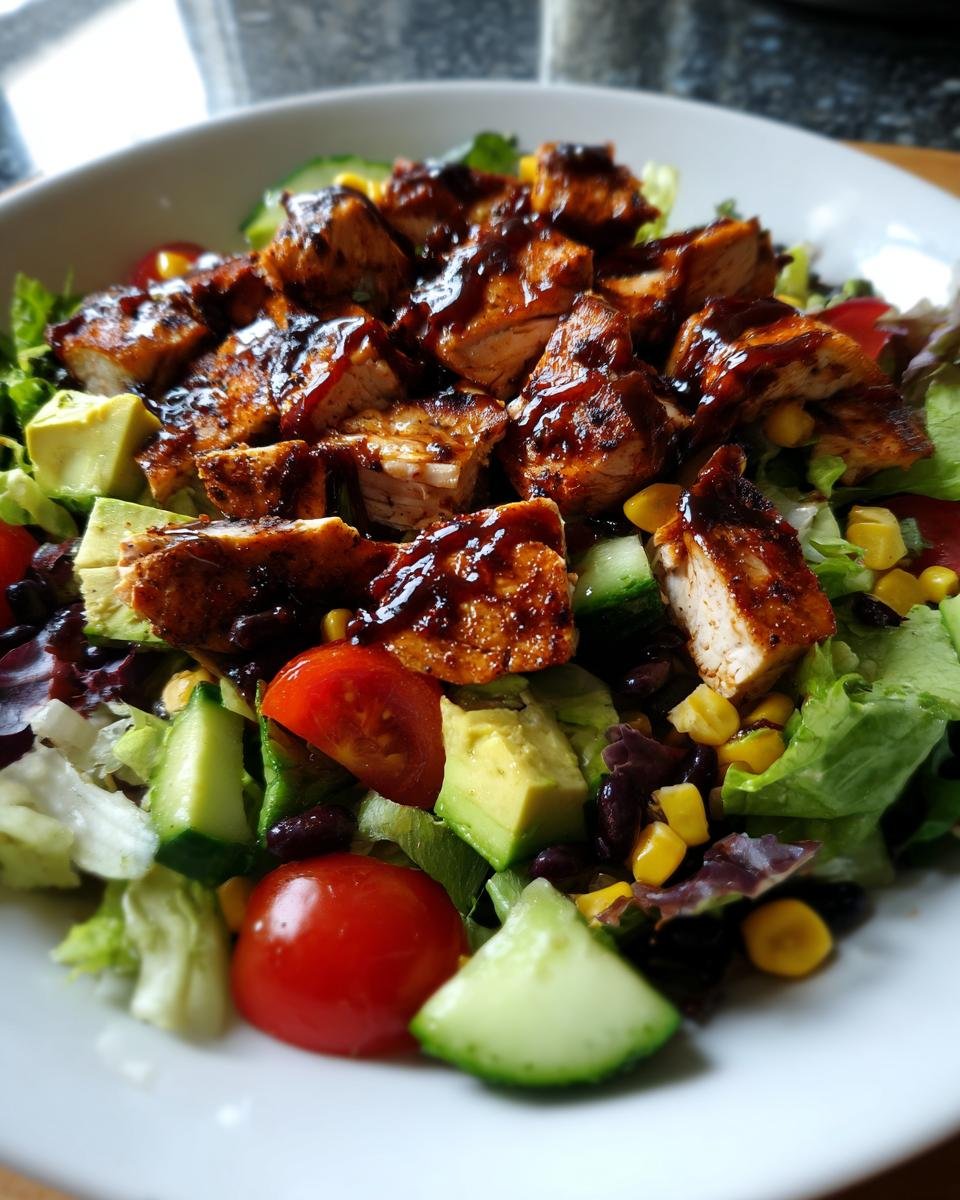 BBQ chicken chopped salad