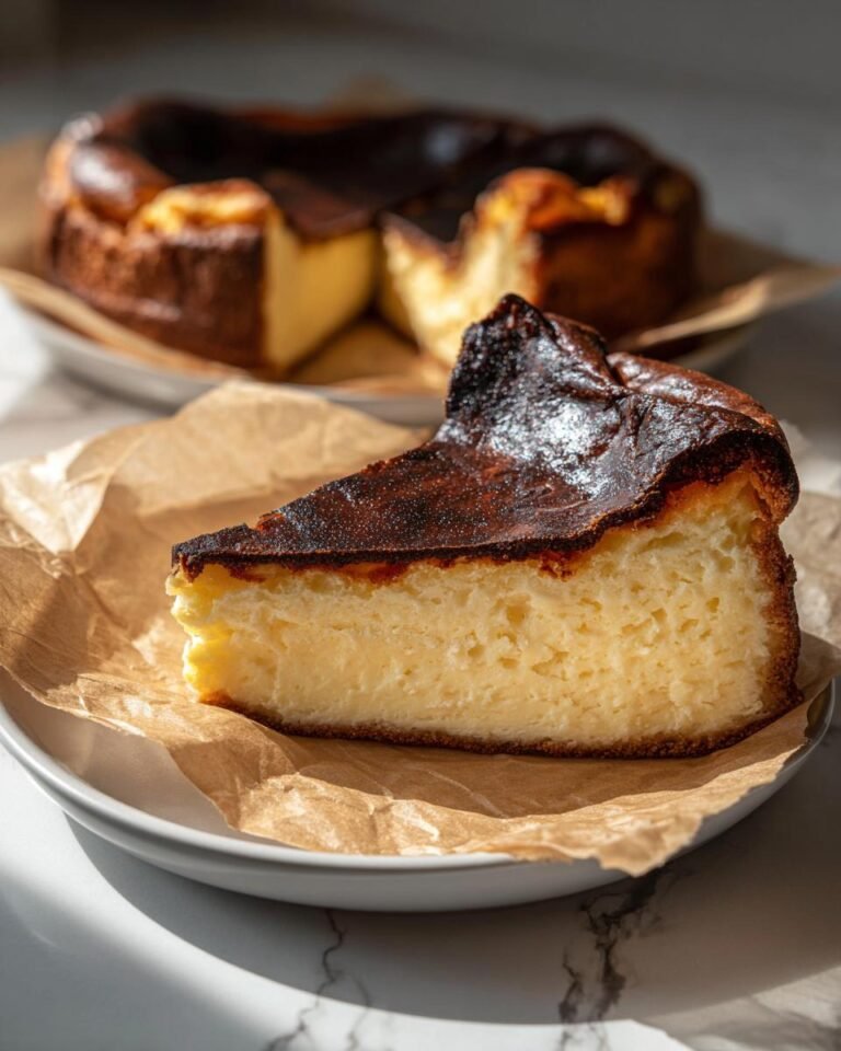 Burnt Basque cheesecake