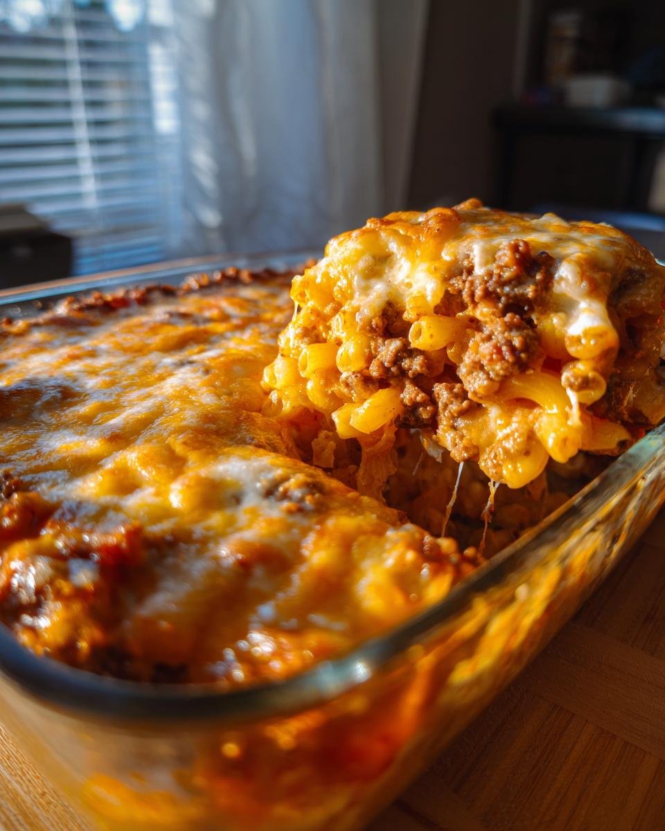 Cheeseburger casserole (easy comfort food) - detail 1