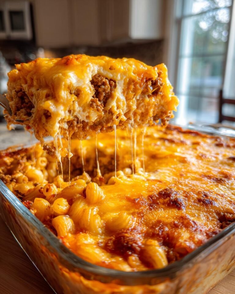 Cheeseburger casserole (easy comfort food)