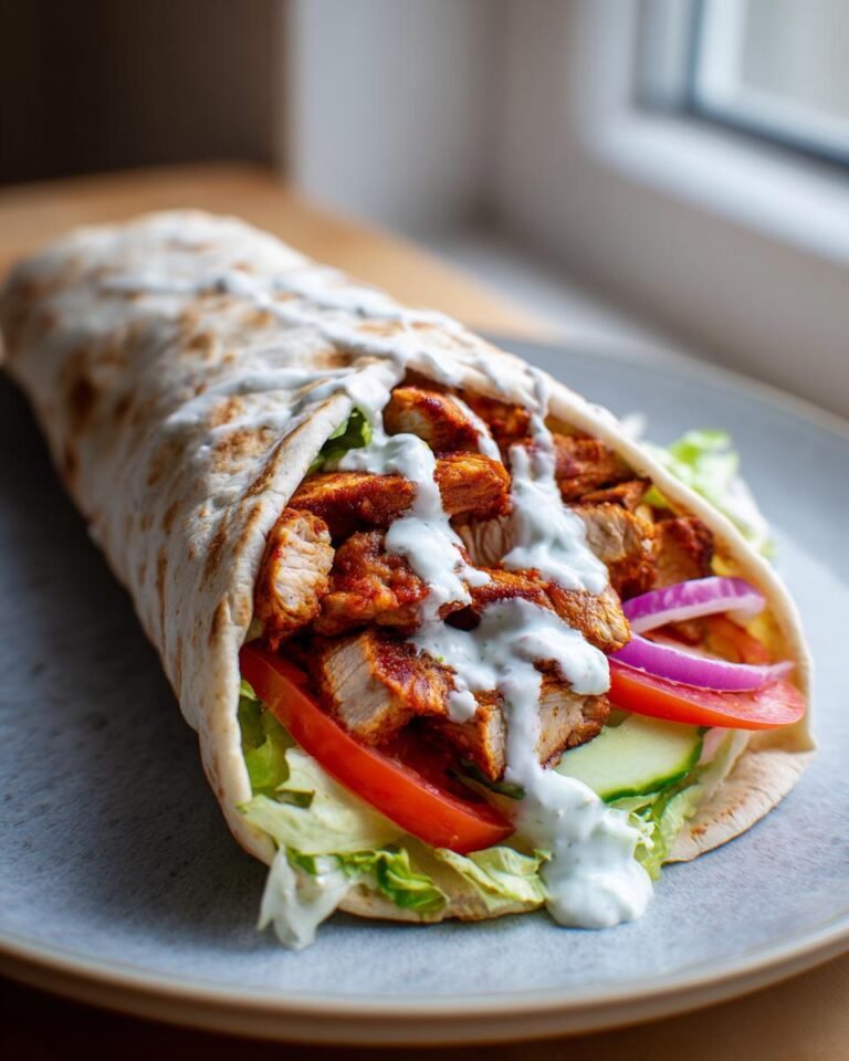 Chicken shawarma wraps
