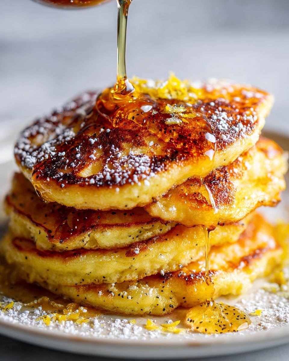 Citroen-maanzaadpannenkoeken - detail 1