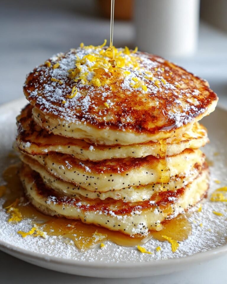 Citroen-maanzaadpannenkoeken