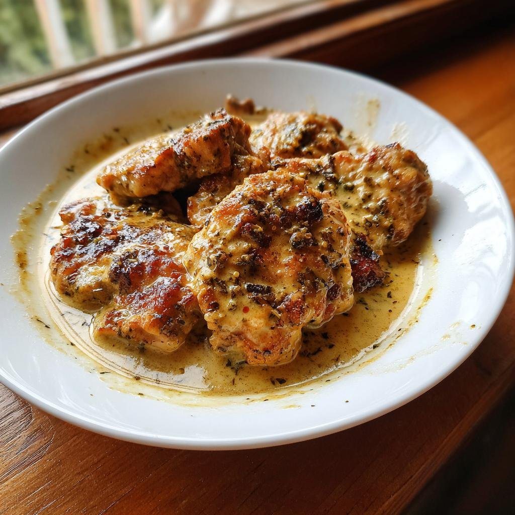 Creamy garlic butter chicken