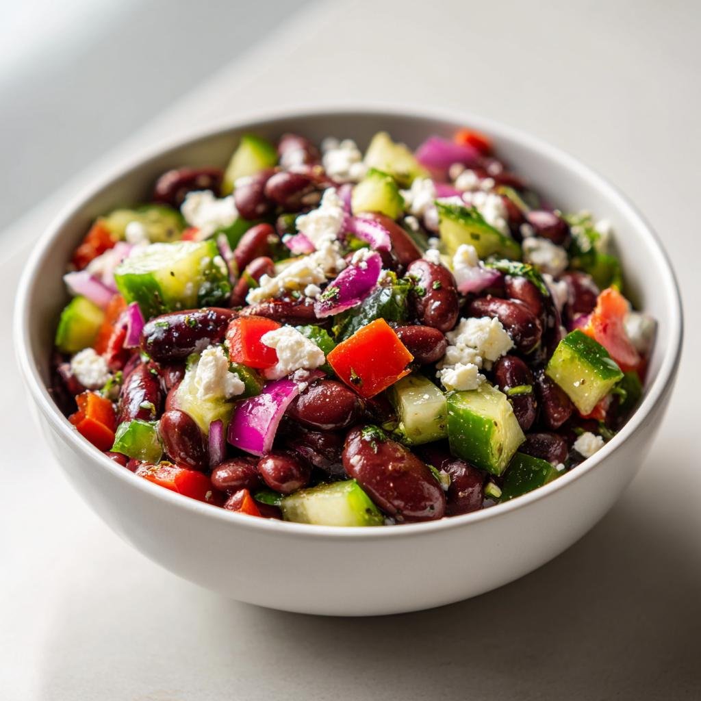 Dense bean salad (viral TikTok recipe)