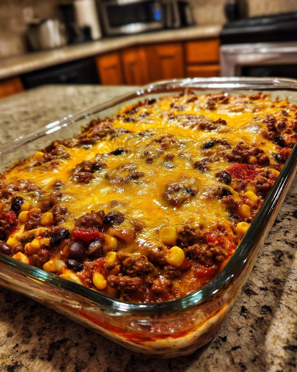 Easy taco casserole (quick dinner idea) - detail 1