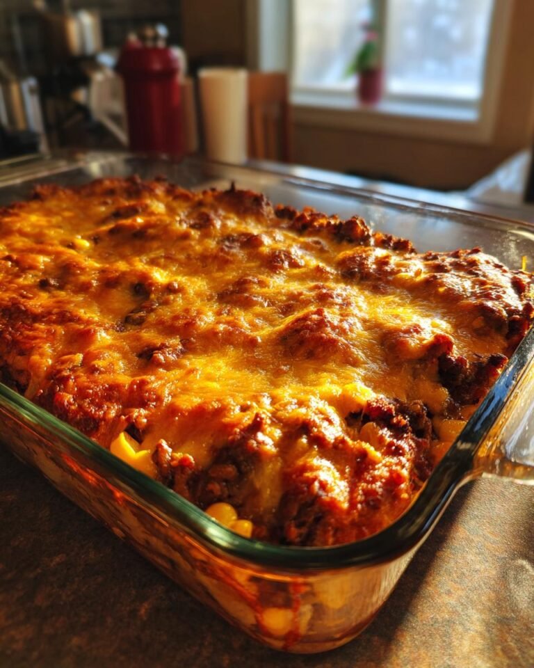 Easy taco casserole (quick dinner idea)