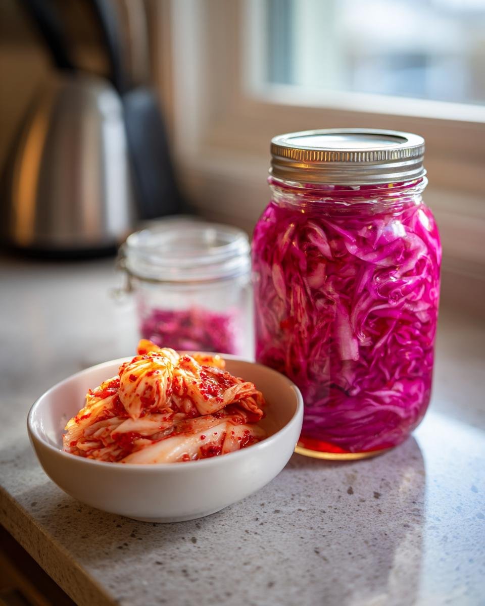 Fermented recipes (pickled onions, kimchi dishes) - detail 1