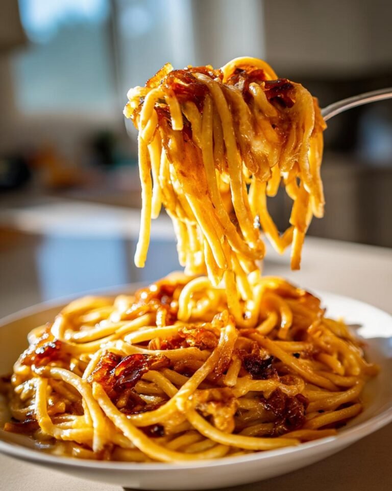 French onion pasta (viral twist on classic)