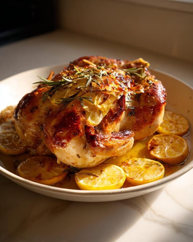 Geroosterde kip met citroen en kruiden