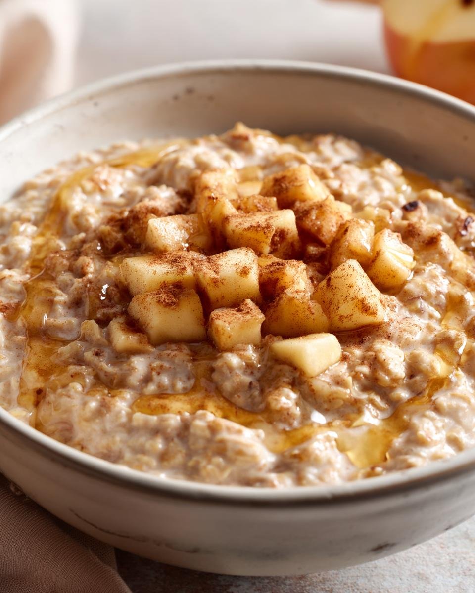 Havermoutschotel met appel en kaneel - detail 1