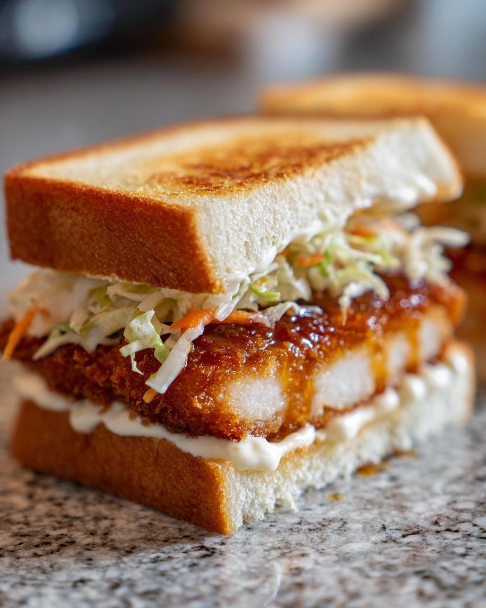 Japanese katsu sandwich