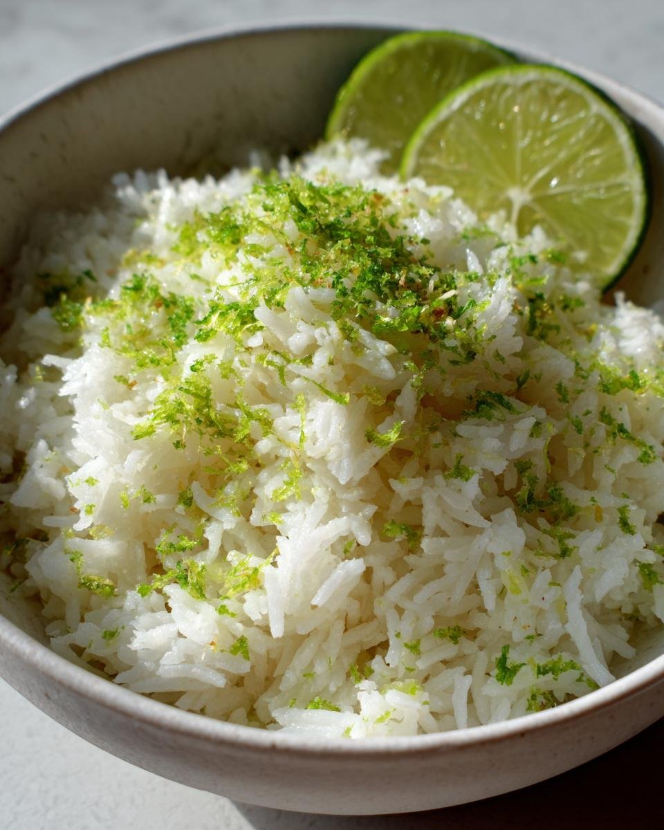 Kokos-limoenrijst - detail 1
