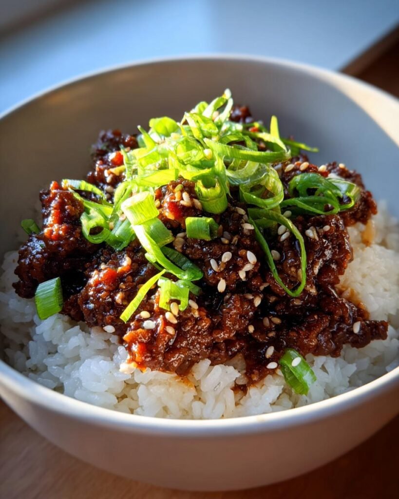 Korean beef bowl