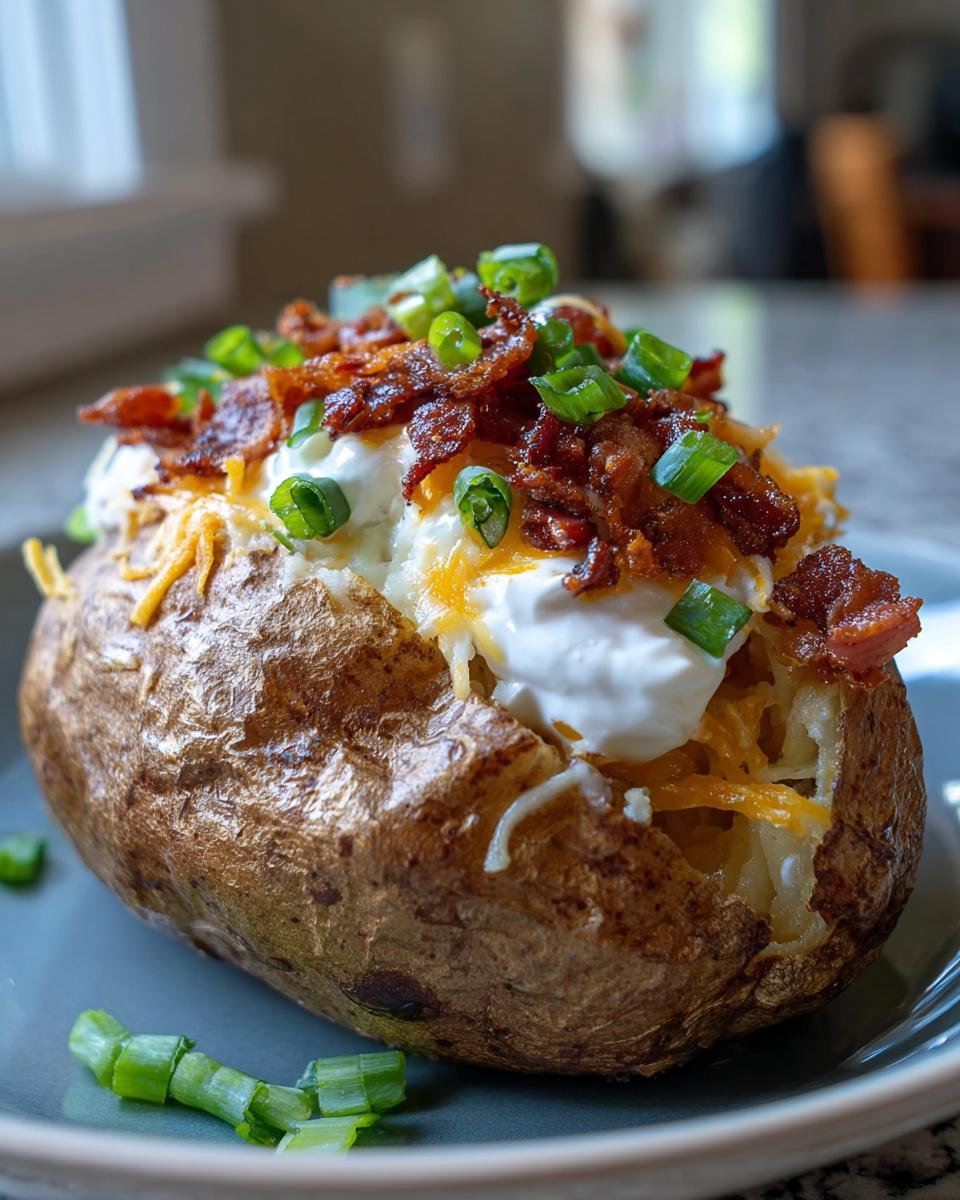 Loaded baked potatoes