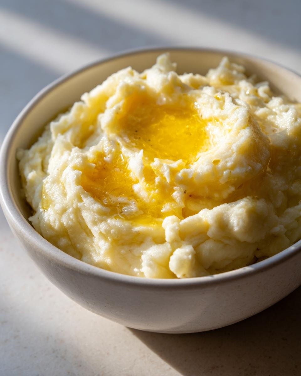 Mashed potatoes with butter