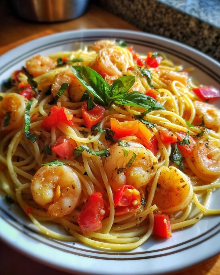 Mediterrane garnalenpasta