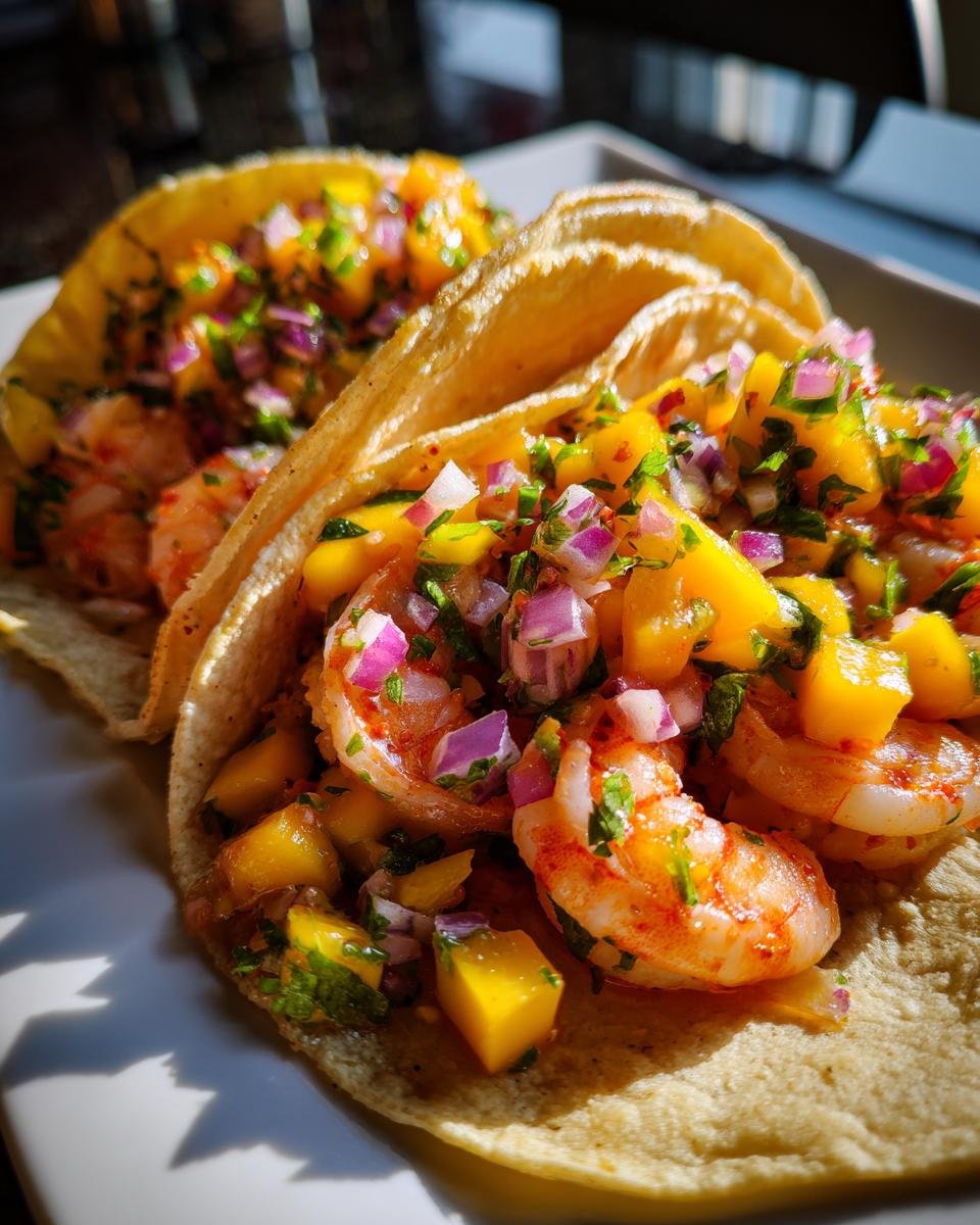 Pittige garnalentaco's met mangosalsa - detail 1