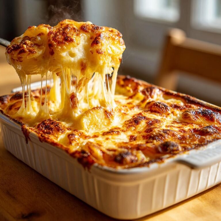 Potato casserole (cheesy comfort dish)