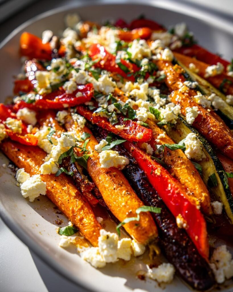 Roasted vegetable salads