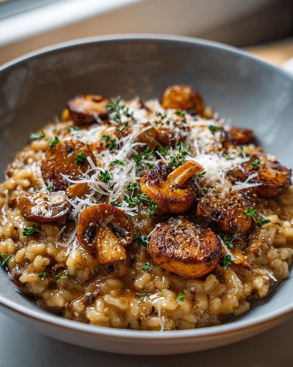 Romige champignonrisotto - detail 1