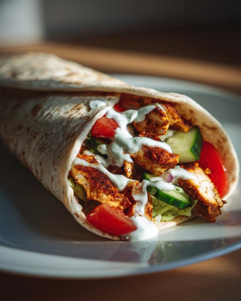 Chicken shawarma wraps