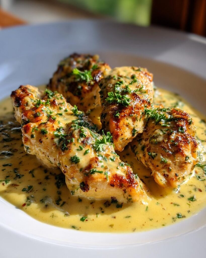 Creamy garlic butter chicken