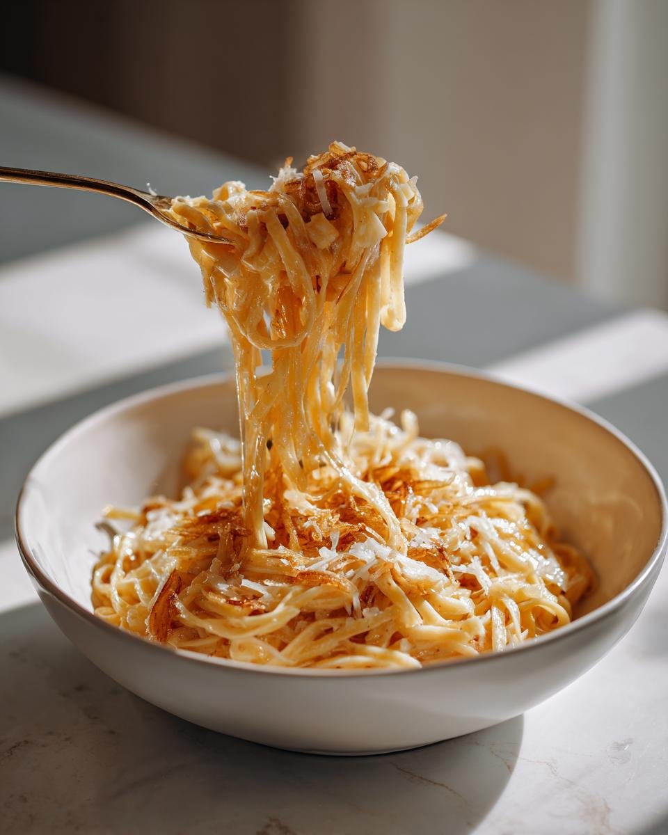French onion pasta (viral comfort twist)