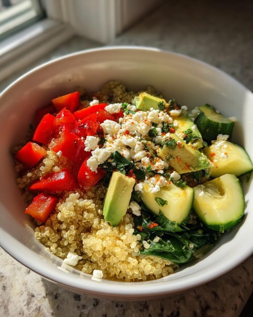Grain bowls with vegetables
