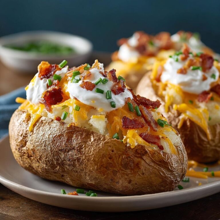 Loaded baked potatoes
