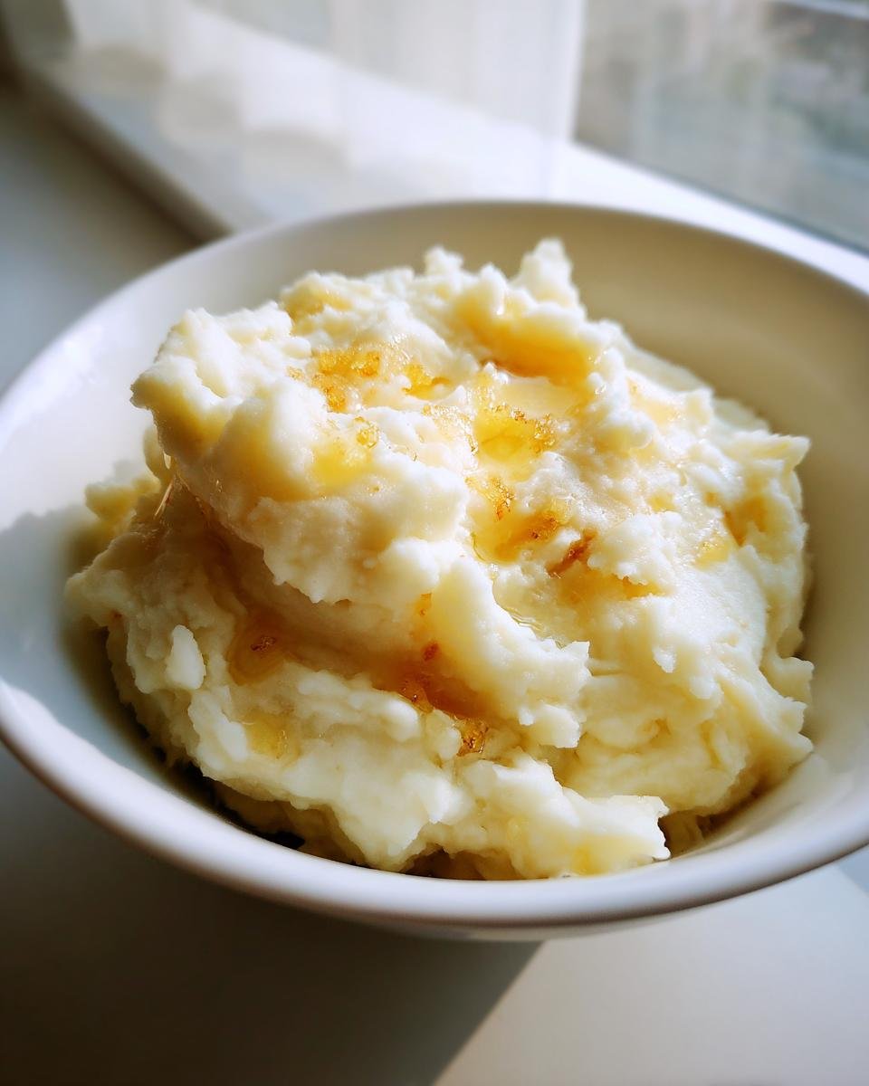 Mashed potatoes with butter