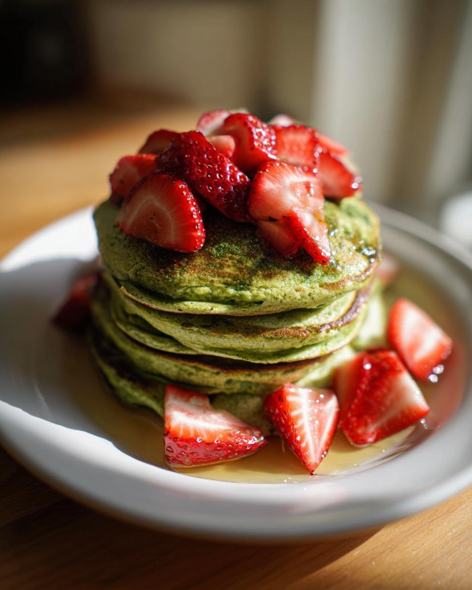 Matcha strawberry desserts (fusion trend)