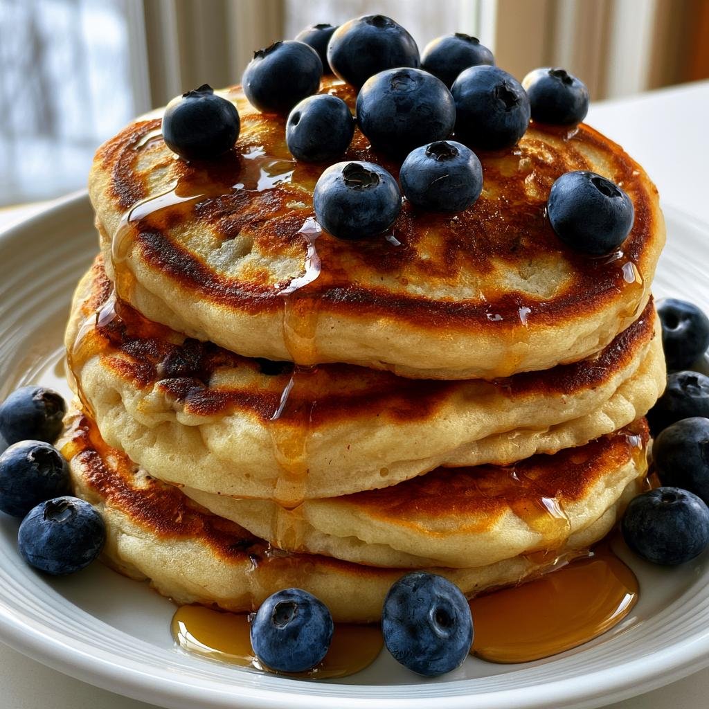 Blauwe Bes Pancakes