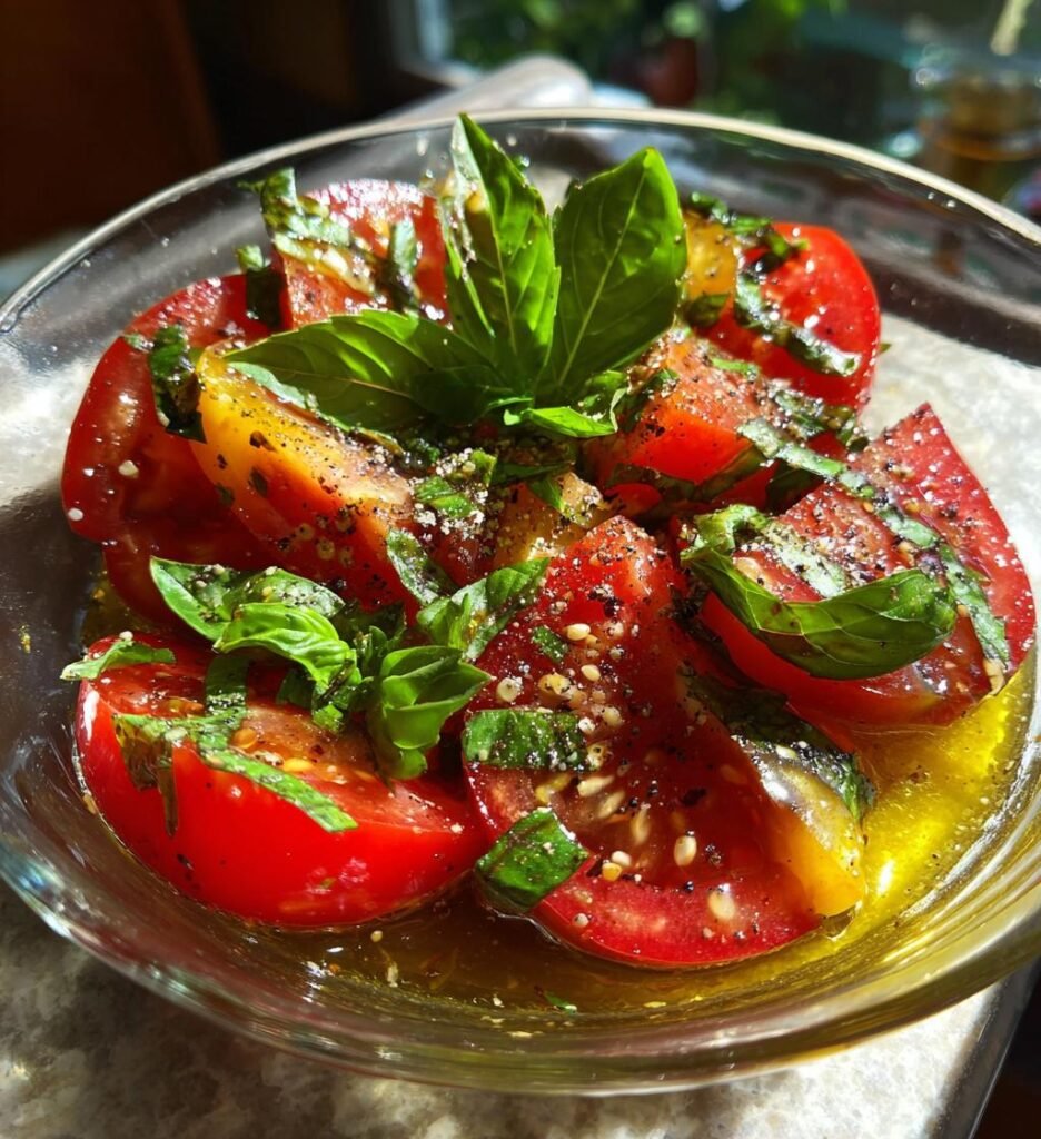 Tomaten Basilikum Kalt — Frisch