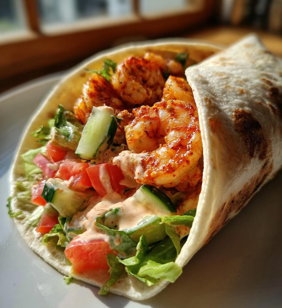 Wrap Juli Garnalen