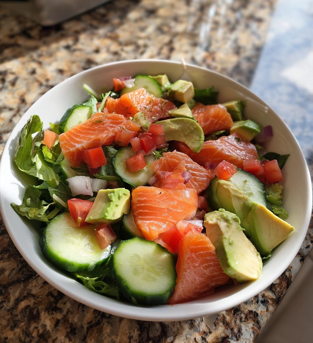 Zalmsalade Zomer Vers