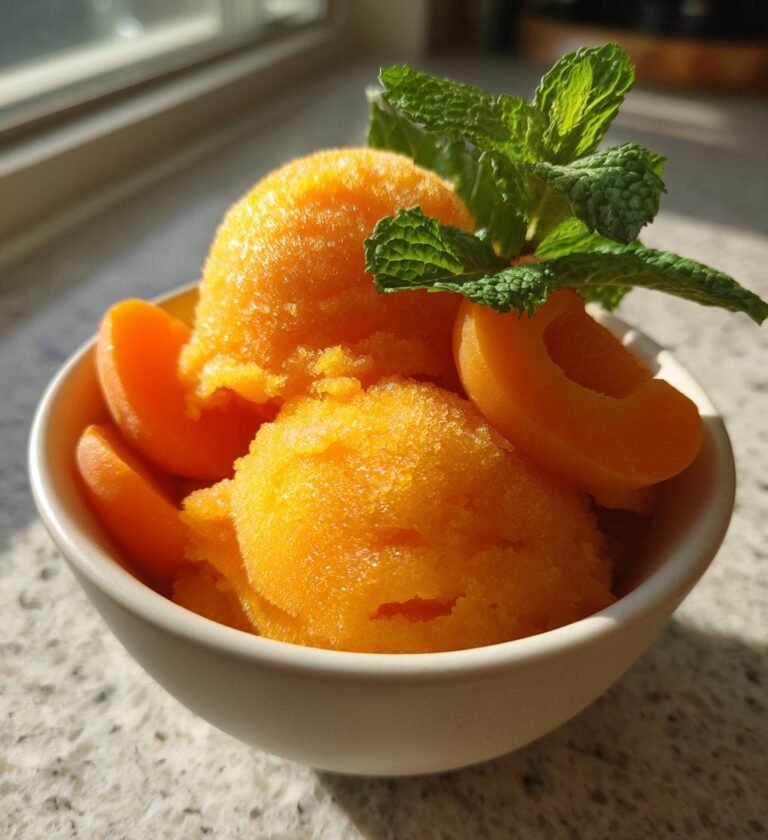 Abrikoos Sorbet (juli versie)