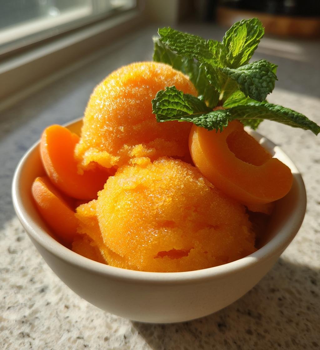 Abrikoos Sorbet (juli versie)